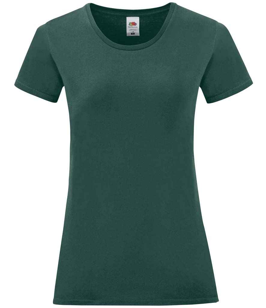 Fruit of the Loom Ladies Iconic 150 T-Shirt | Forest Green Forest Green