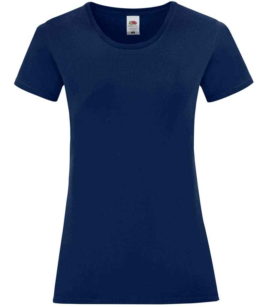 Fruit of the Loom Ladies Iconic 150 T-Shirt | Navy Navy