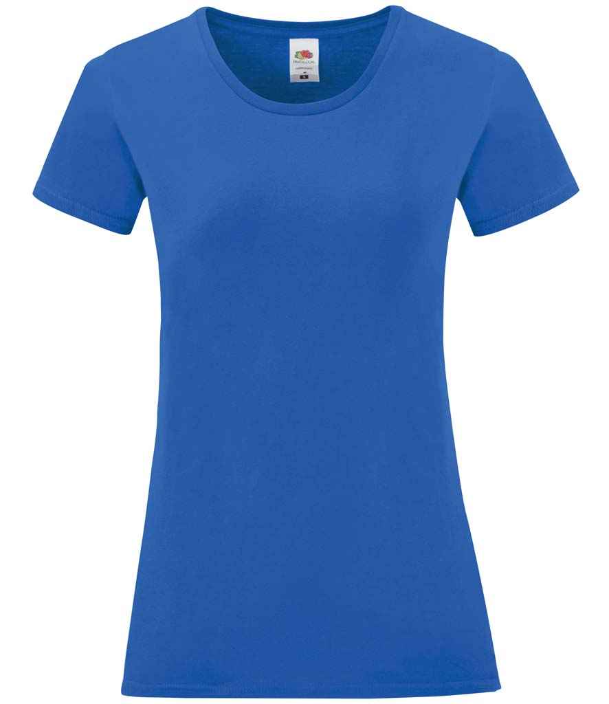 Fruit of the Loom Ladies Iconic 150 T-Shirt | Royal Blue Royal Blue