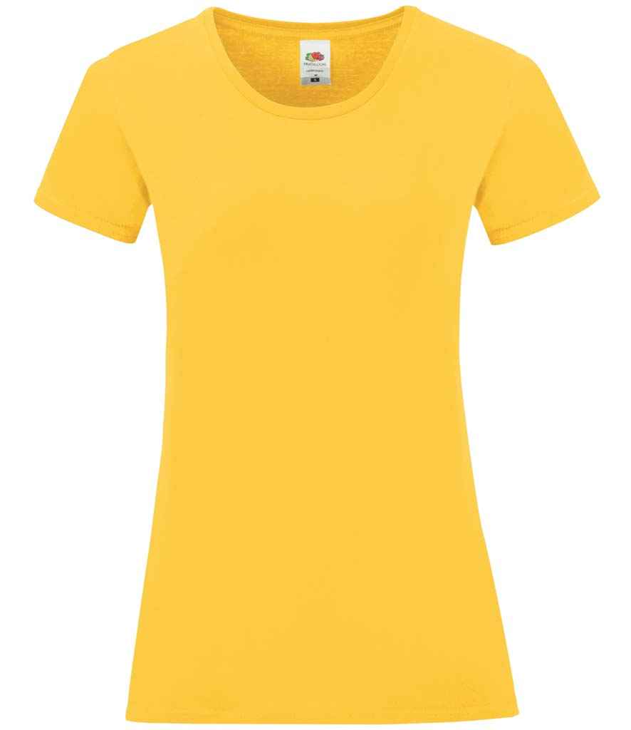 Fruit of the Loom Ladies Iconic 150 T-Shirt | Sunflower Sunflower
