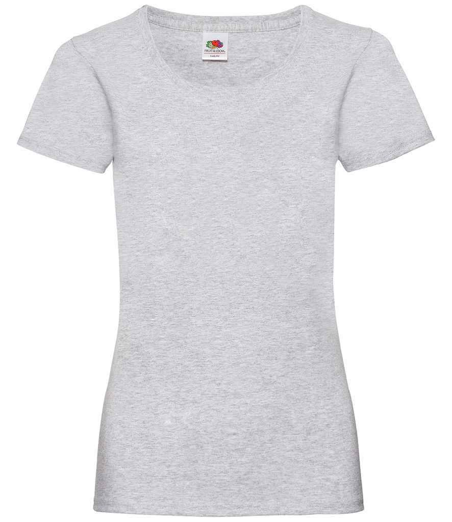 Fruit of the Loom Lady Fit Value T-Shirt | Heather Grey Heather Grey