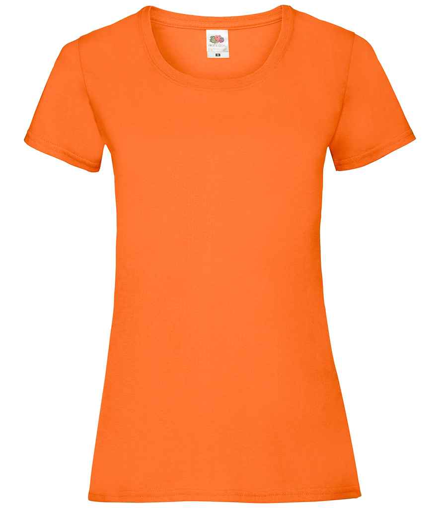 Fruit of the Loom Lady Fit Value T-Shirt | Orange Orange