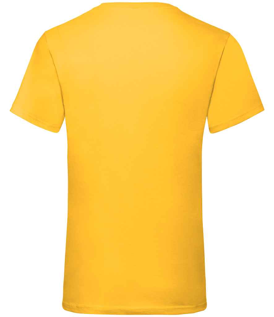 Fruit of the Loom V Neck Value T-Shirt | Sunflower - Lancashire Teamwear