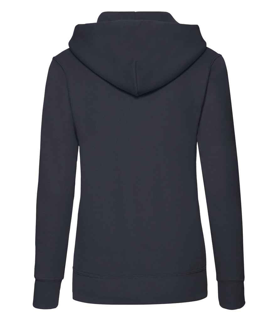 Fruit of the Loom Classic Lady Fit Hooded Sweatshirt | Deep Navy - Lancashire Teamwear