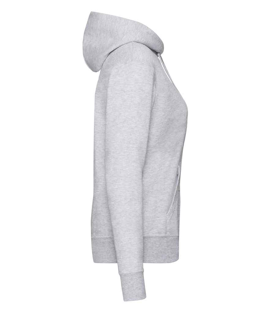 Fruit of the Loom Classic Lady Fit Hooded Sweatshirt | Heather Grey - Lancashire Teamwear