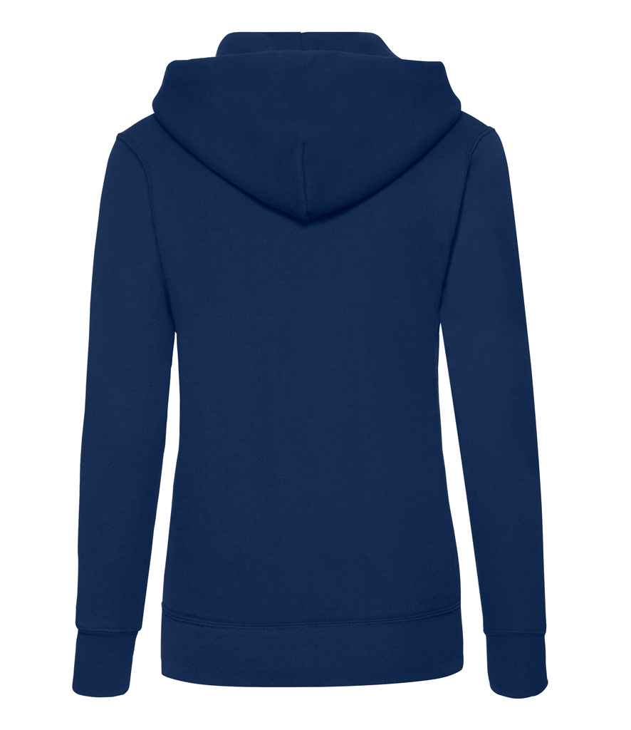 Fruit of the Loom Classic Lady Fit Hooded Sweatshirt | Navy - Lancashire Teamwear