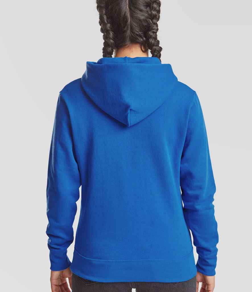 Fruit of the Loom Classic Lady Fit Hooded Sweatshirt | Royal Blue - Lancashire Teamwear