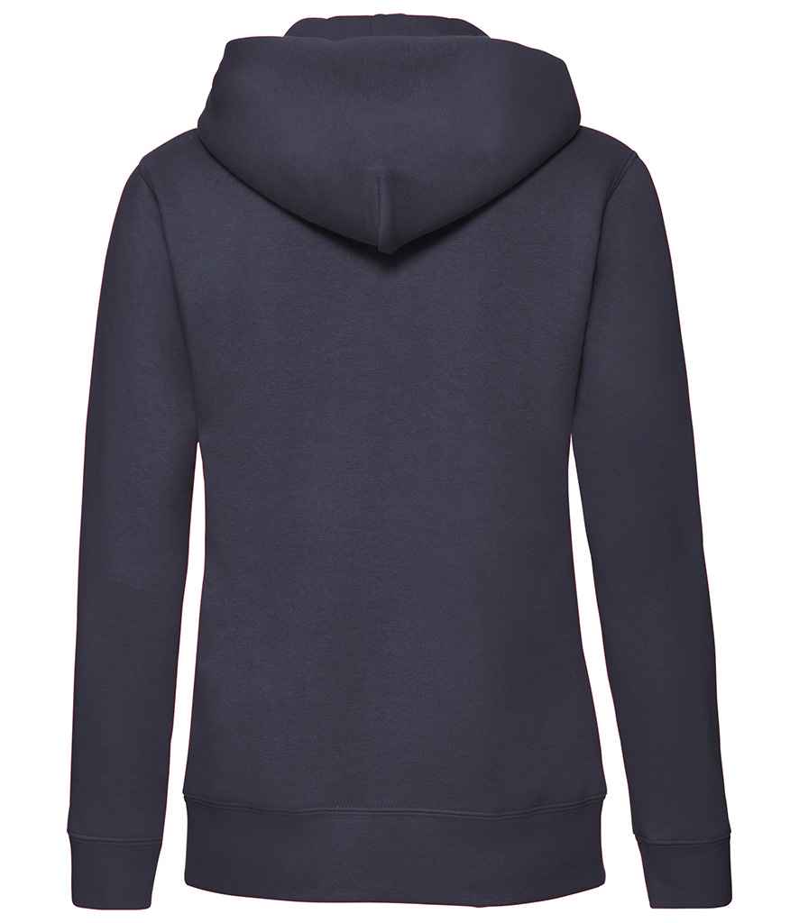 Fruit of the Loom Premium Lady Fit Zip Hooded Jacket | Deep Navy - Lancashire Teamwear