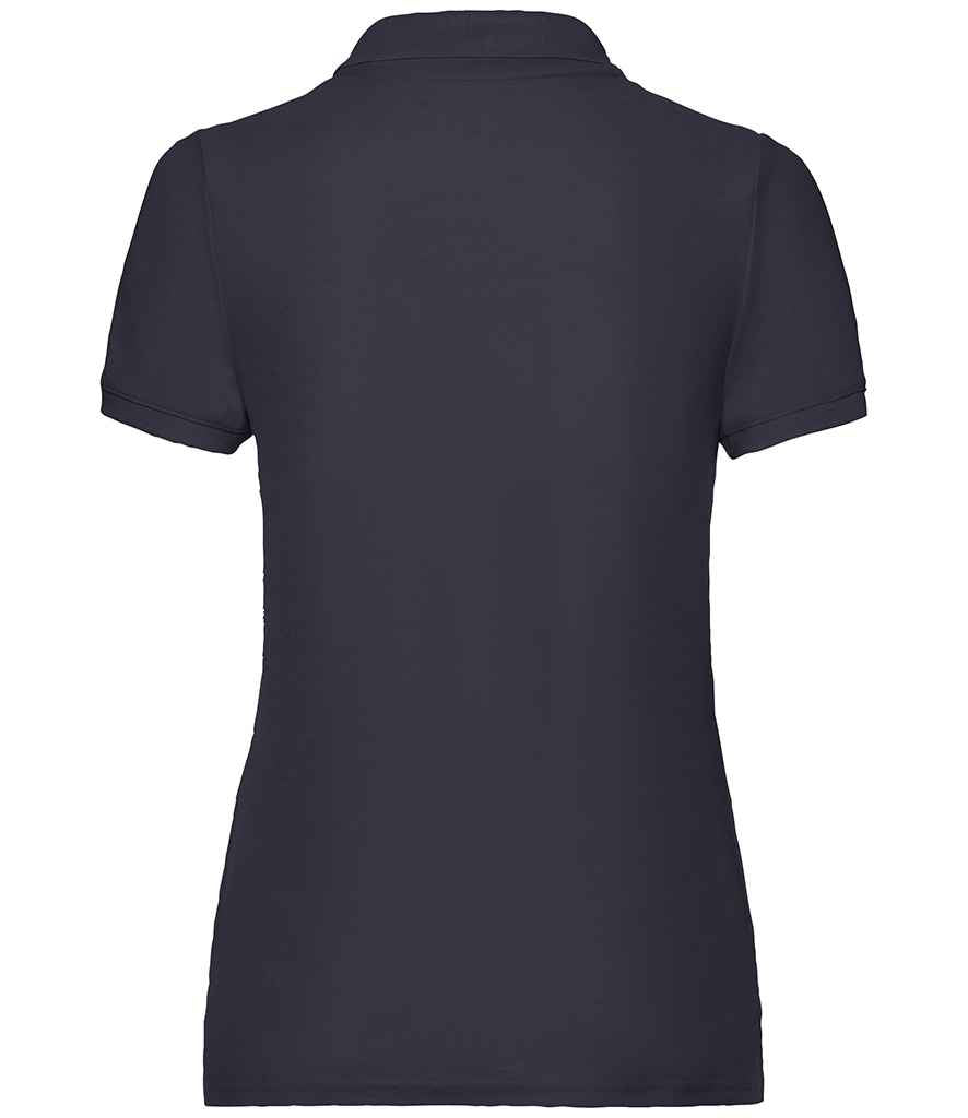 Fruit of the Loom Lady Fit Piqué Polo Shirt | Deep Navy - Lancashire Teamwear