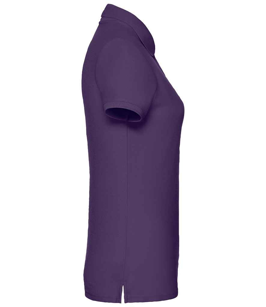 Fruit of the Loom Lady Fit Piqué Polo Shirt | Purple - Lancashire Teamwear