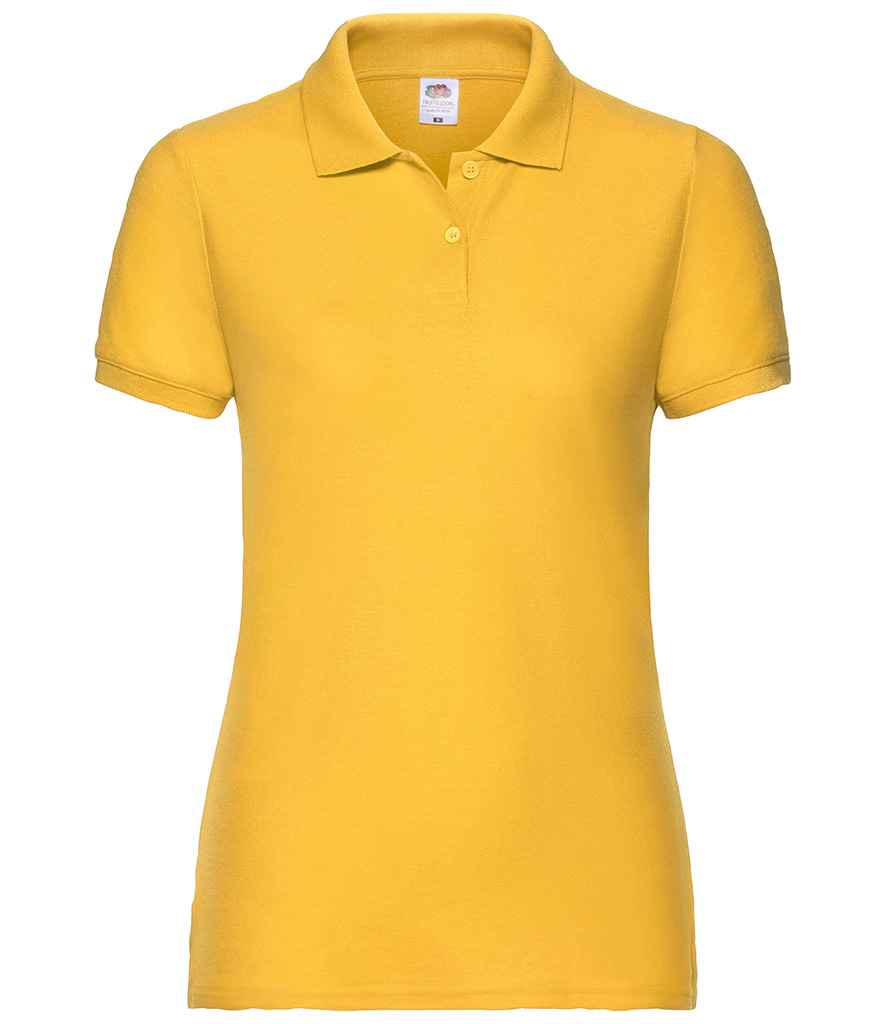 Fruit of the Loom Lady Fit Piqué Polo Shirt | Sunflower - Lancashire Teamwear