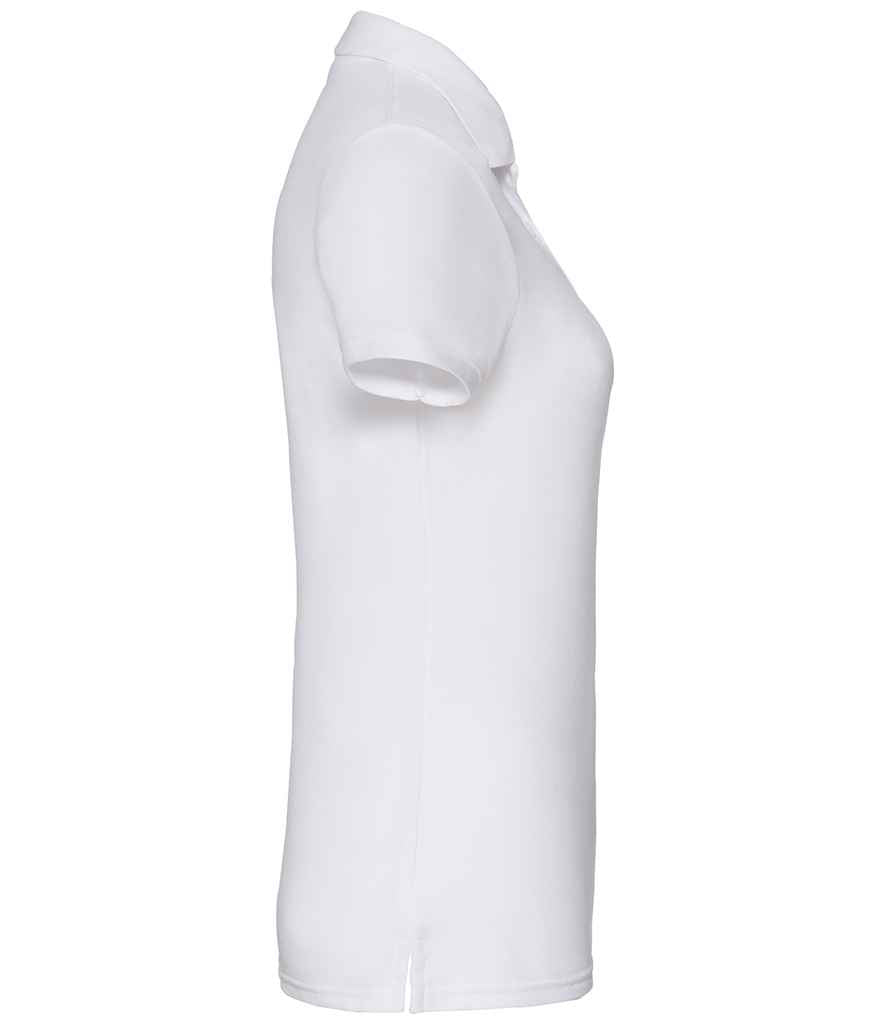 Fruit of the Loom Lady Fit Piqué Polo Shirt | White - Lancashire Teamwear