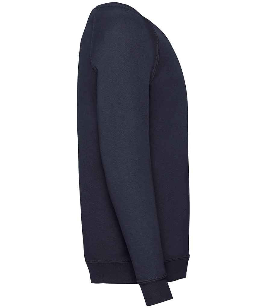 Fruit of the Loom Kids Classic Raglan Sweatshirt | Deep Navy - Lancashire Teamwear