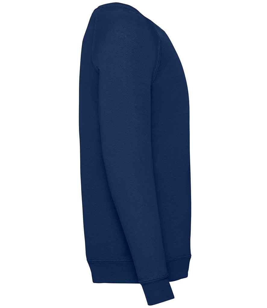 Fruit of the Loom Kids Classic Raglan Sweatshirt | Navy - Lancashire Teamwear