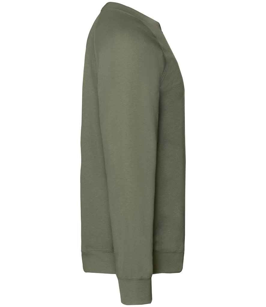 Fruit of the Loom Classic Raglan Sweatshirt | Classic Olive - Lancashire Teamwear