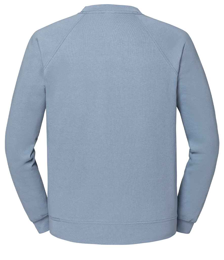 Fruit of the Loom Classic Raglan Sweatshirt | Mineral Blue - Lancashire Teamwear