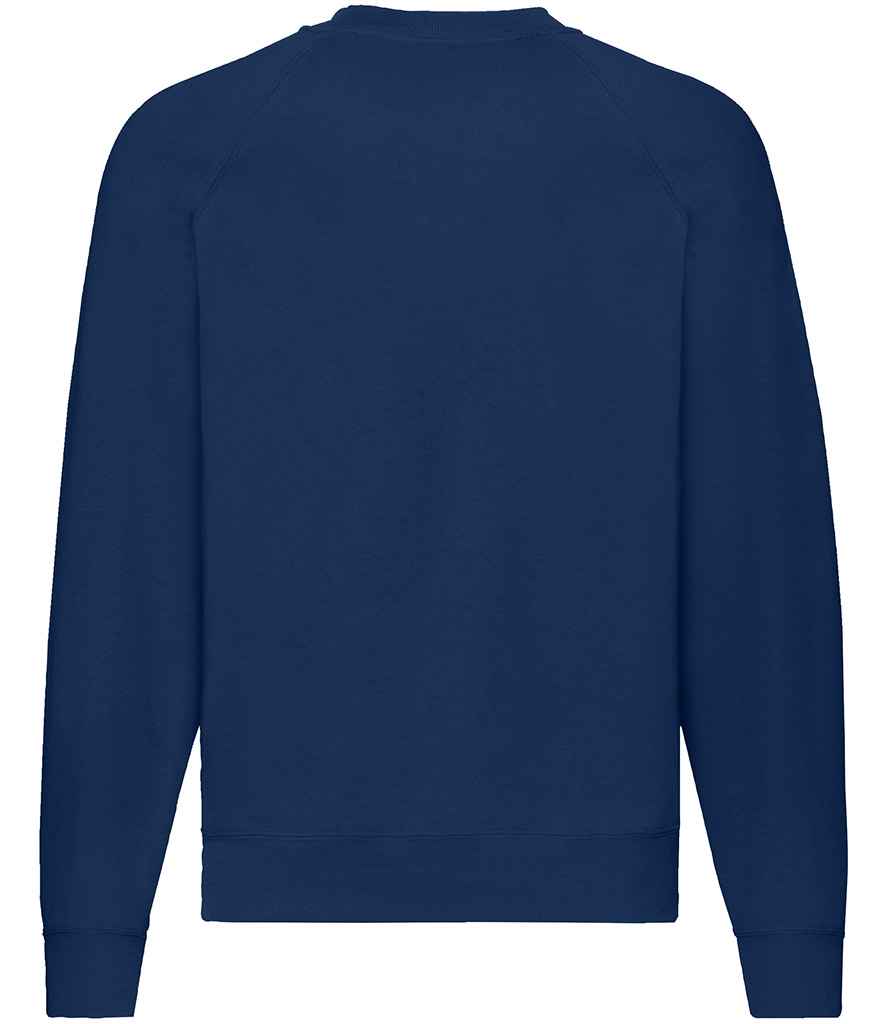 Fruit of the Loom Classic Raglan Sweatshirt | Navy - Lancashire Teamwear