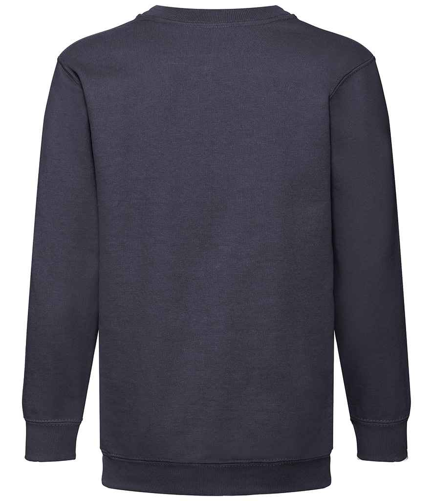 Fruit of the Loom Kids Classic Drop Shoulder Sweatshirt | Deep Navy - Lancashire Teamwear