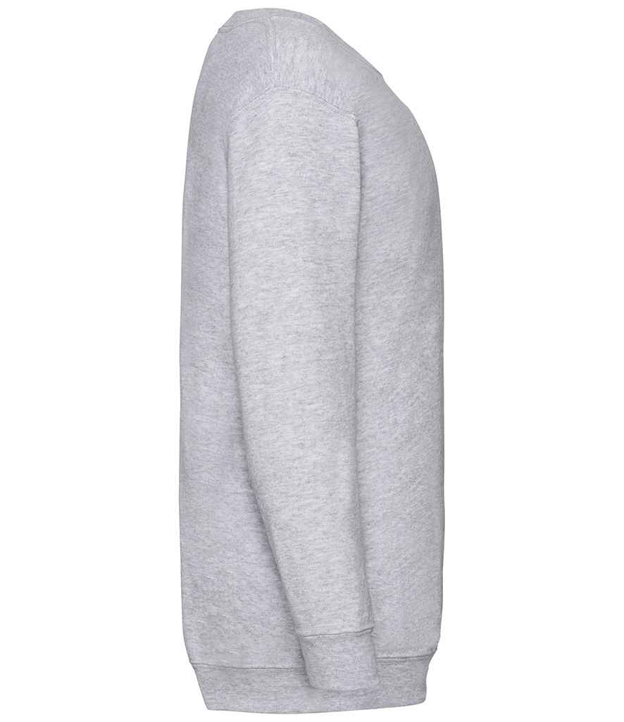 Fruit of the Loom Kids Classic Drop Shoulder Sweatshirt | Heather Grey - Lancashire Teamwear