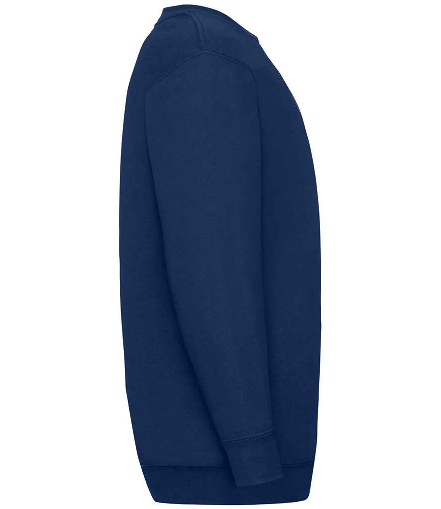 Fruit of the Loom Kids Classic Drop Shoulder Sweatshirt | Navy - Lancashire Teamwear