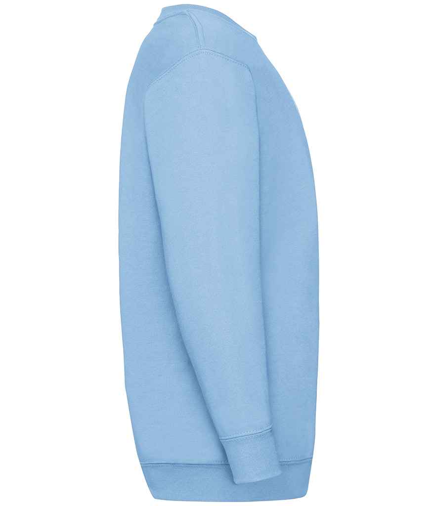 Fruit of the Loom Kids Classic Drop Shoulder Sweatshirt | Sky Blue - Lancashire Teamwear
