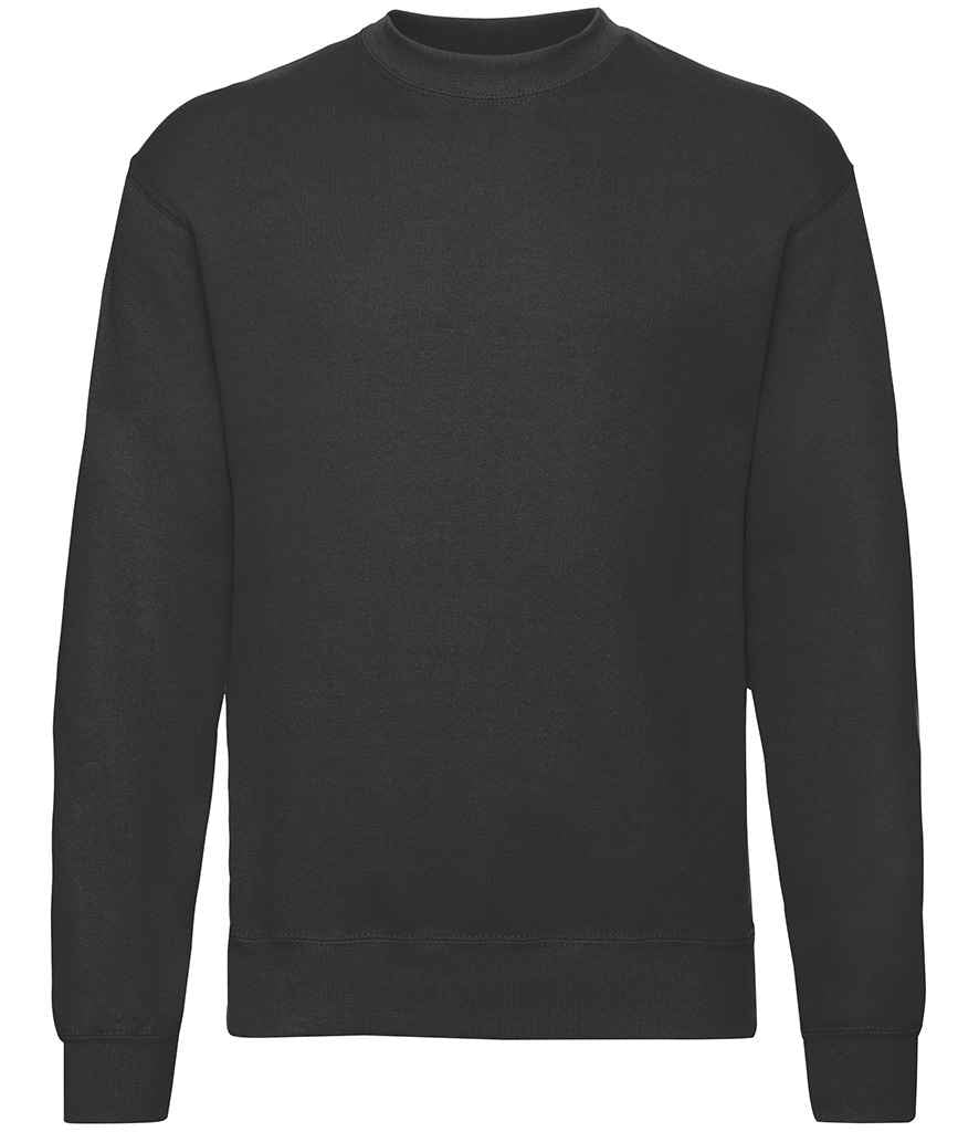 Fruit of the Loom Classic Drop Shoulder Sweatshirt | Black Black