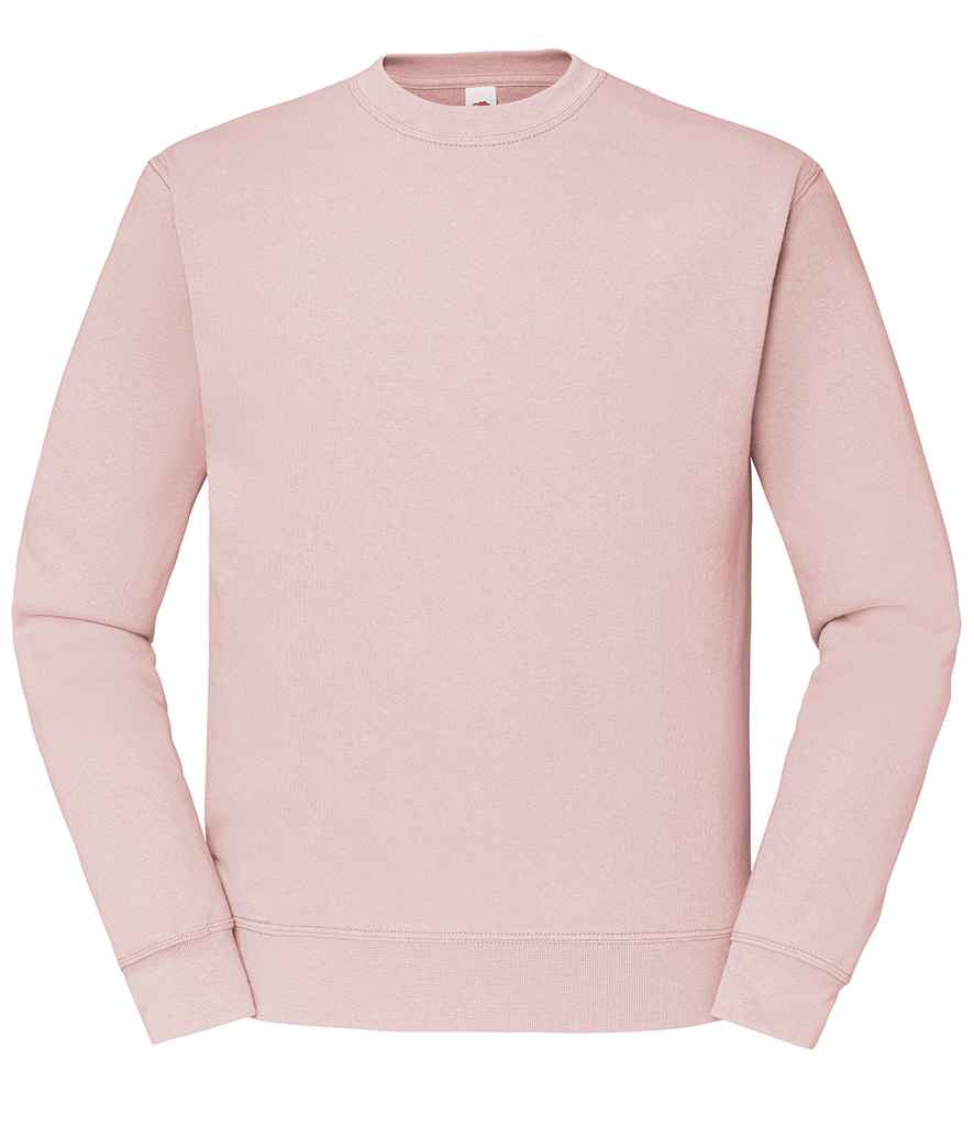 Fruit of the Loom Classic Drop Shoulder Sweatshirt | Powder Rose Powder Rose