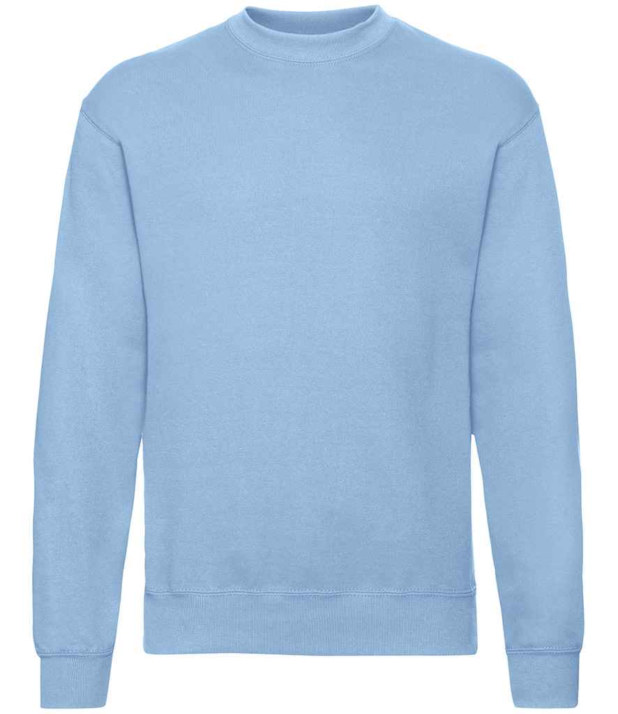 Fruit of the Loom Classic Drop Shoulder Sweatshirt | Sky Blue Sky Blue