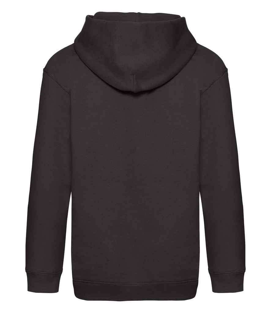 Fruit of the Loom Kids Premium Hooded Sweatshirt | Black - Lancashire Teamwear