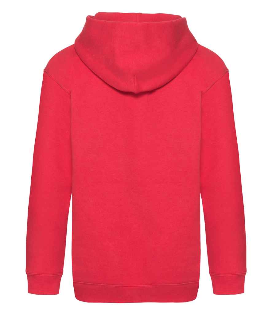 Fruit of the Loom Kids Premium Hooded Sweatshirt | Red - Lancashire Teamwear