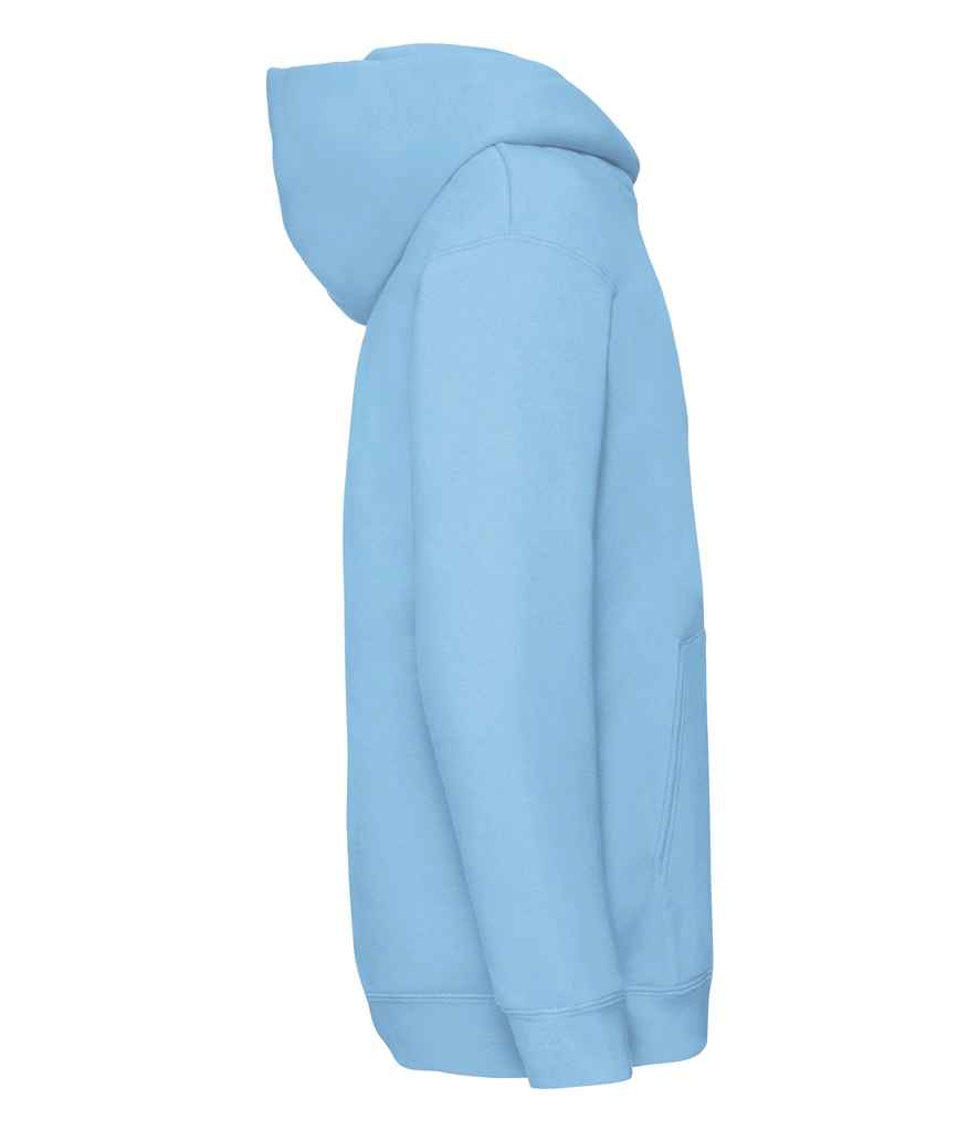 Fruit of the Loom Kids Premium Hooded Sweatshirt | Sky Blue - Lancashire Teamwear