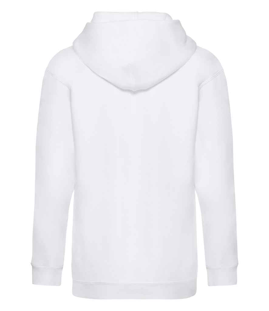 Fruit of the Loom Kids Premium Hooded Sweatshirt | White - Lancashire Teamwear