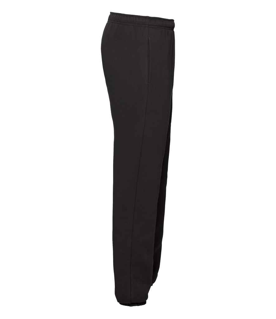 Fruit of the Loom Premium Jog Pants | Black Trousers - Lancashire Teamwear