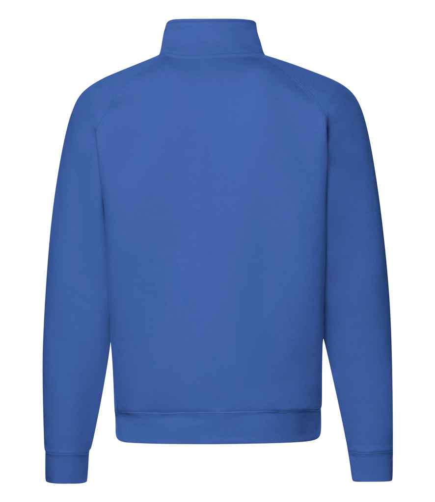 Fruit of the Loom Premium Zip Neck Sweatshirt | Royal Blue - Lancashire Teamwear