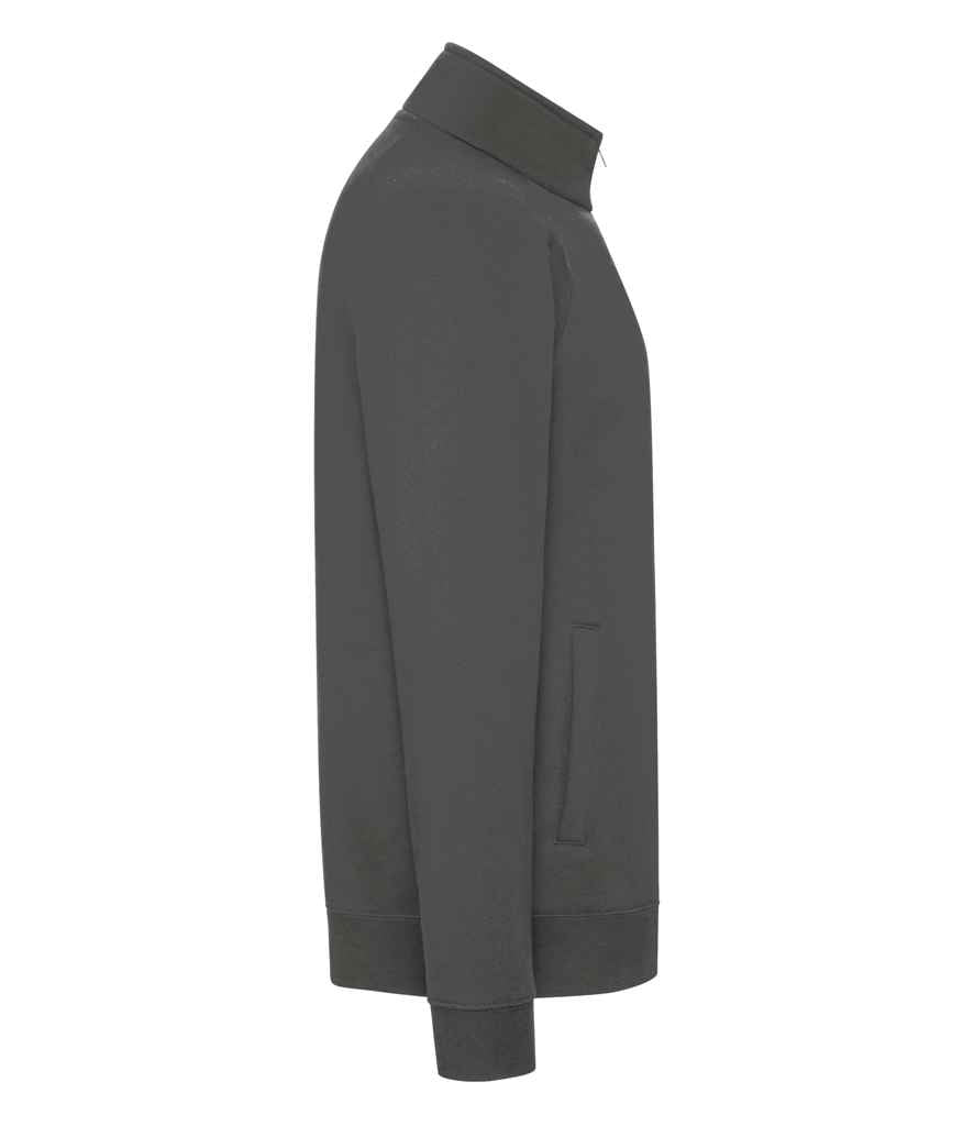 Fruit of the Loom Premium Sweat Jacket | Light Graphite Sweatshirt - Lancashire Teamwear