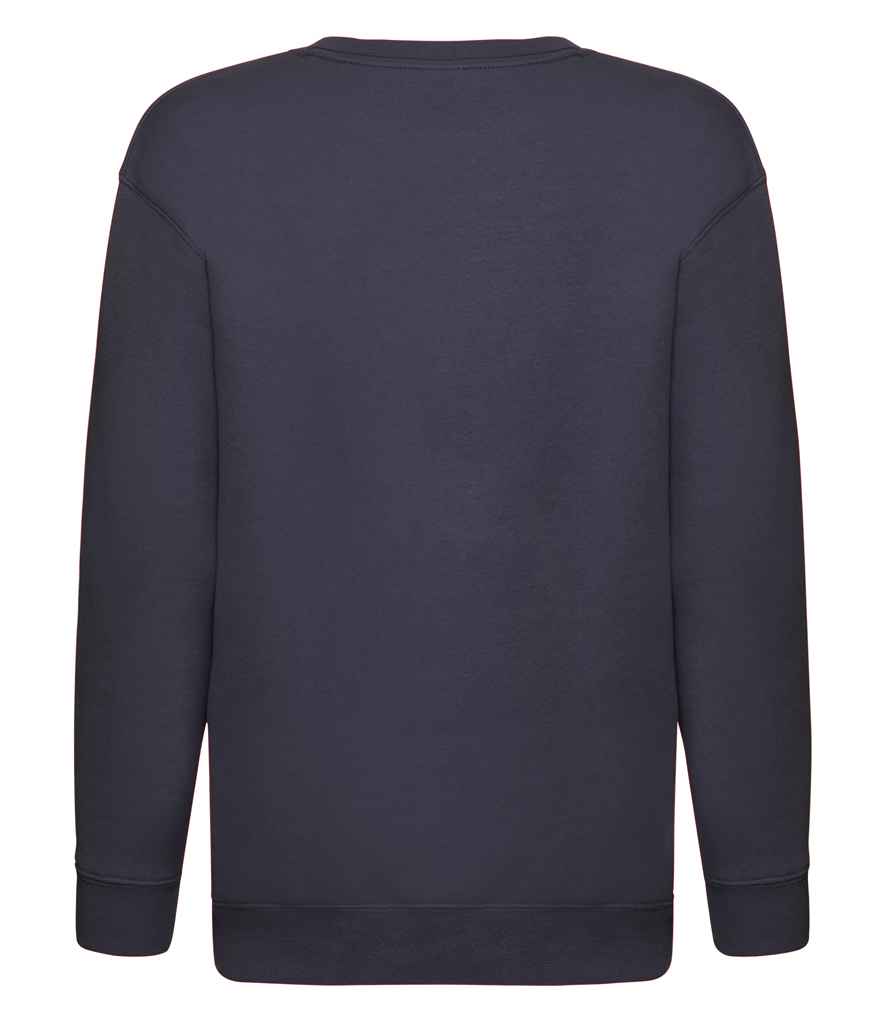Fruit of the Loom Kids Premium Drop Shoulder Sweatshirt | Deep Navy - Lancashire Teamwear