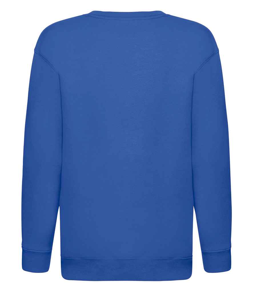 Fruit of the Loom Kids Premium Drop Shoulder Sweatshirt | Royal Blue - Lancashire Teamwear