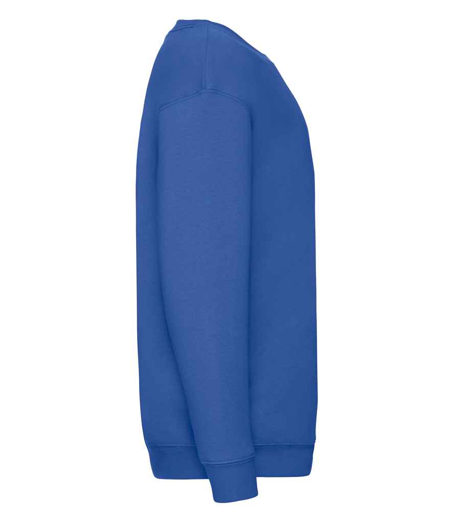 Fruit of the Loom Kids Premium Drop Shoulder Sweatshirt | Royal Blue - Lancashire Teamwear