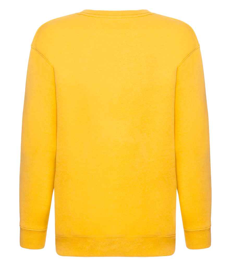 Fruit of the Loom Kids Premium Drop Shoulder Sweatshirt | Sunflower - Lancashire Teamwear