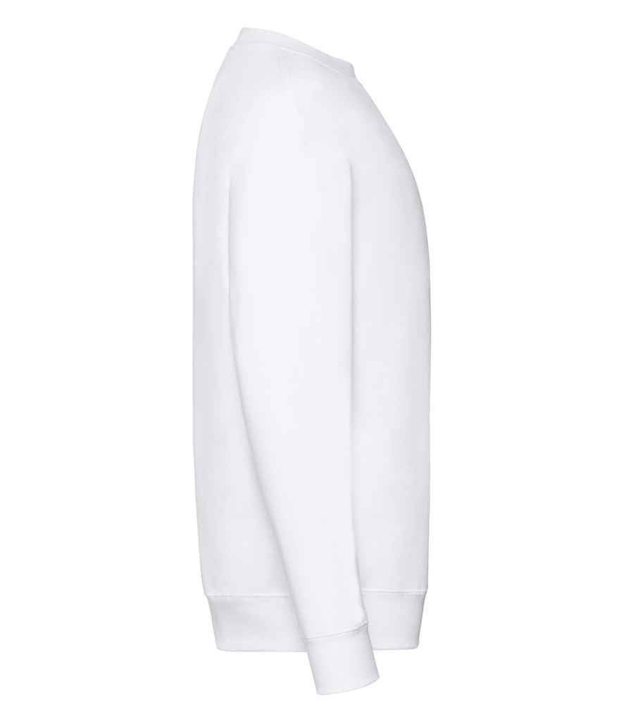 Fruit of the Loom Kids Premium Drop Shoulder Sweatshirt | White - Lancashire Teamwear