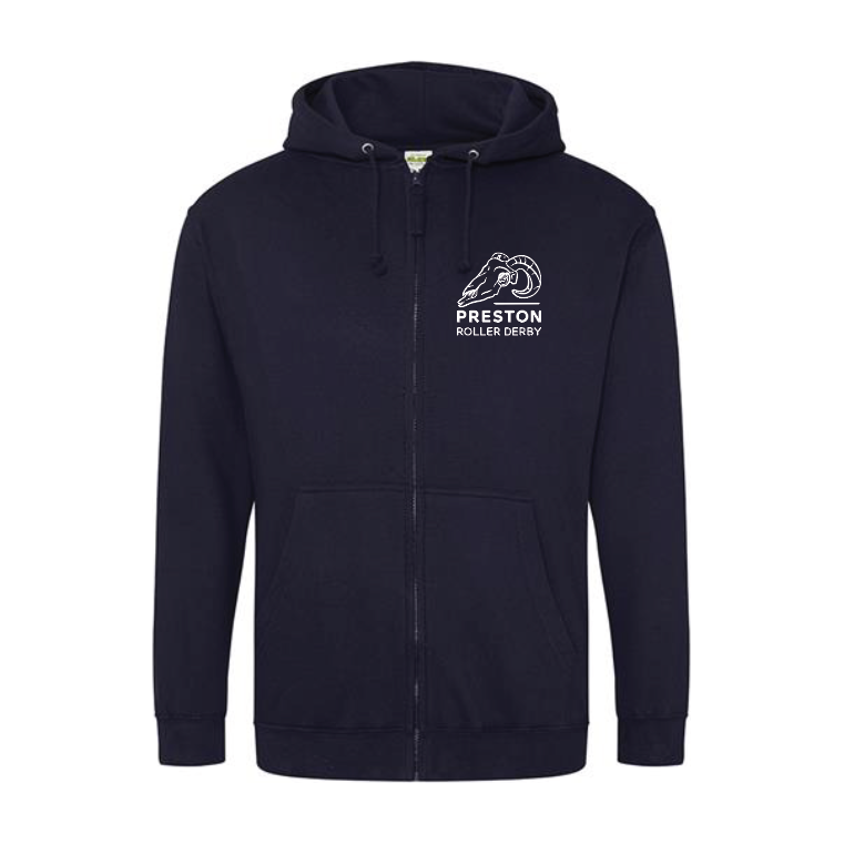 Preston Roller Derby Zipped Hoodie