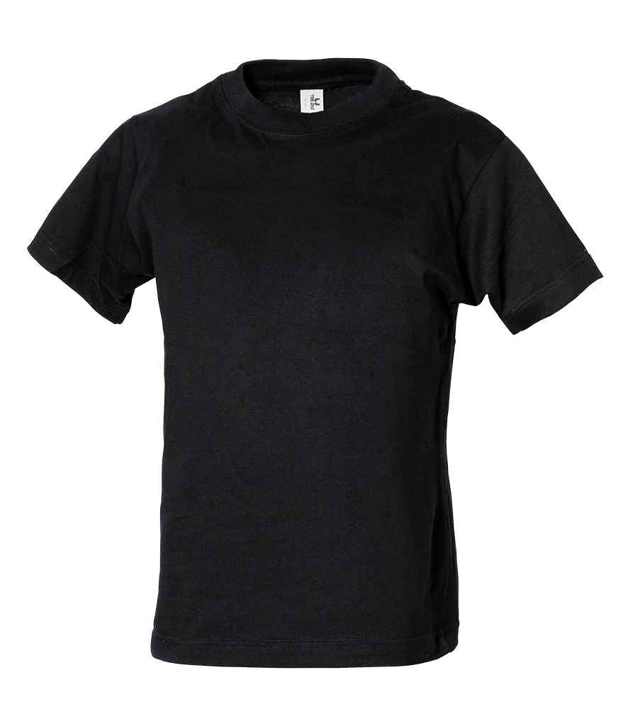 Tee Jays Kids Power T-Shirt | Black - Lancashire Teamwear