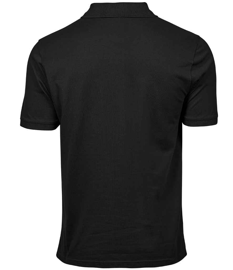 Tee Jays Heavy Cotton Piqué Polo Shirt | Black - Lancashire Teamwear