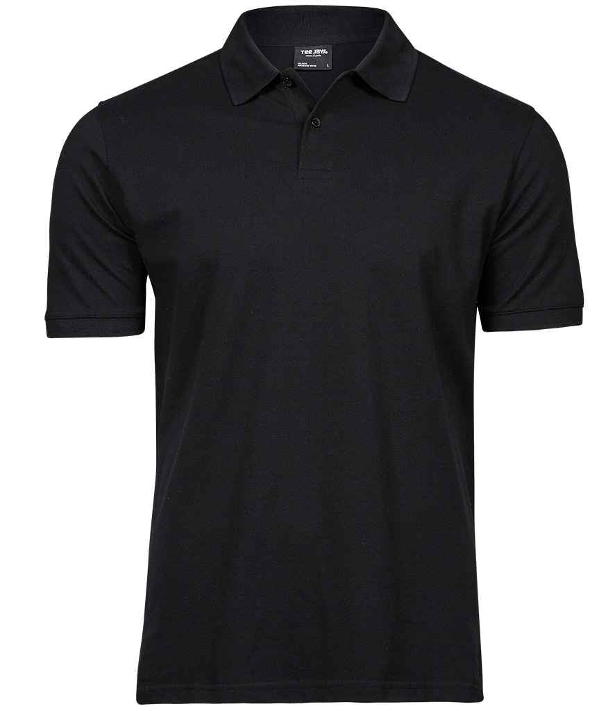 Tee Jays Heavy Cotton Piqué Polo Shirt Black
