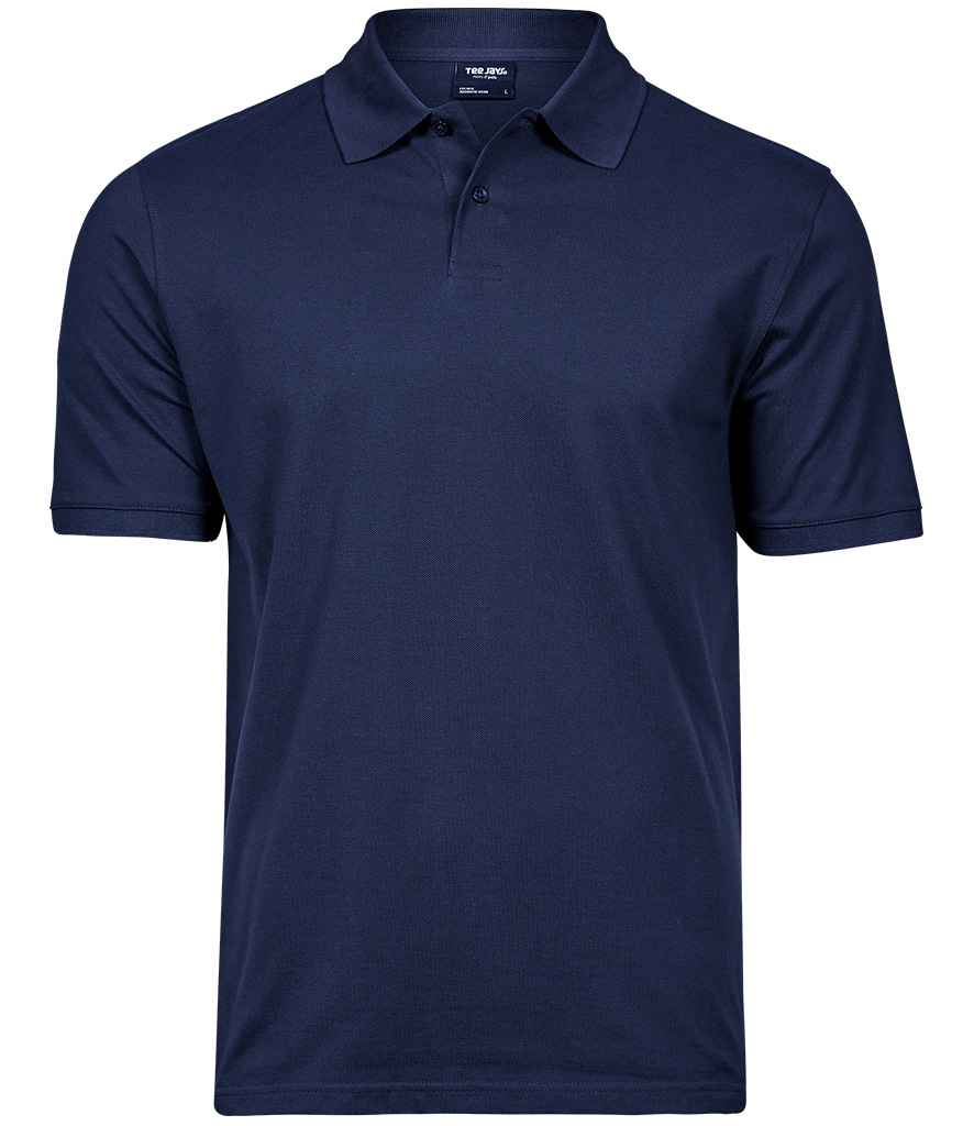 Tee Jays Heavy Cotton Piqué Polo Shirt | Navy - Lancashire Teamwear