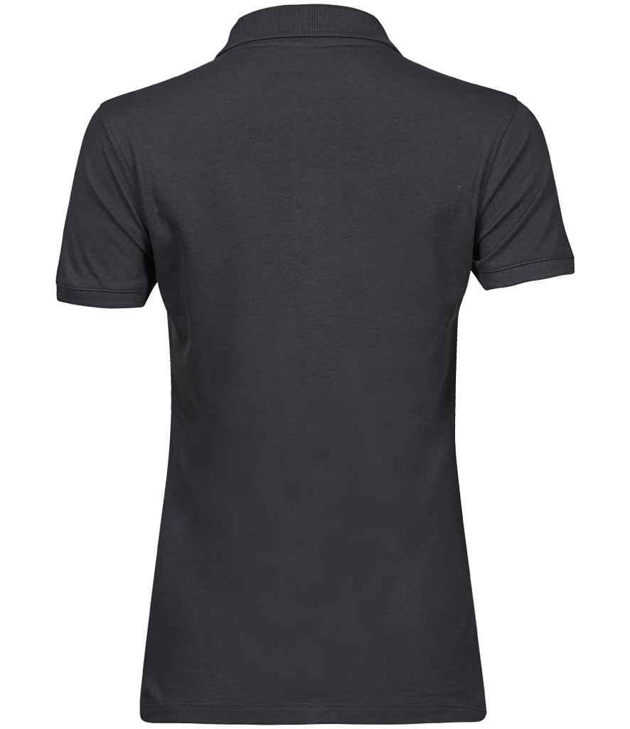 Tee Jays Ladies Heavy Cotton Piqué Polo Shirt | Dark Grey - Lancashire Teamwear