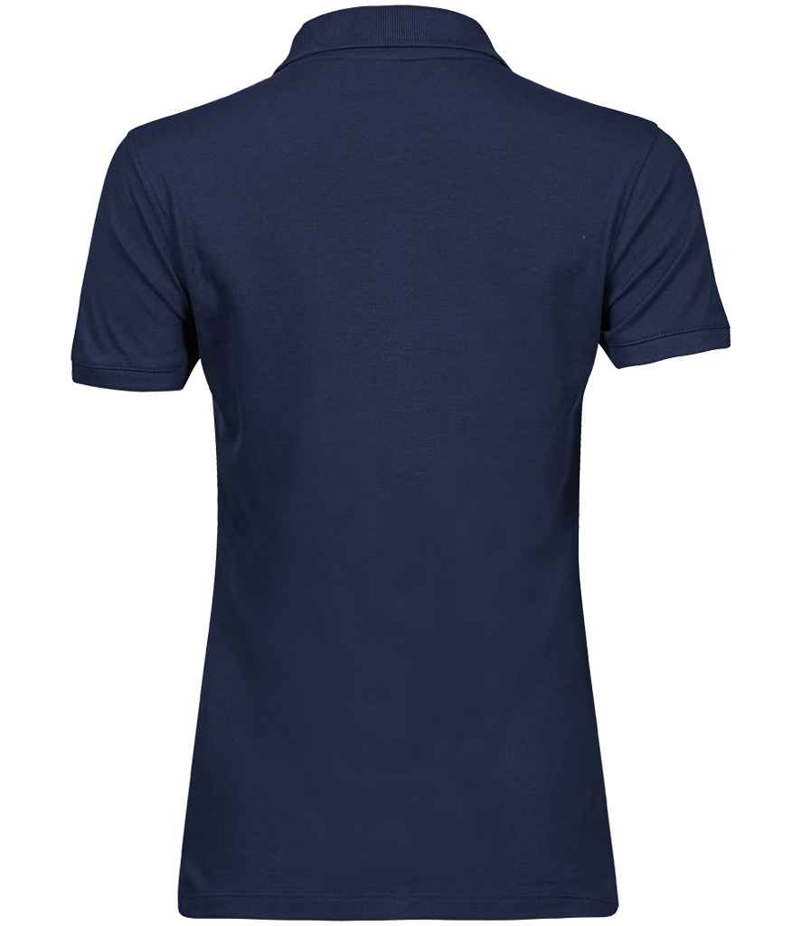 Tee Jays Ladies Heavy Cotton Piqué Polo Shirt | Navy - Lancashire Teamwear