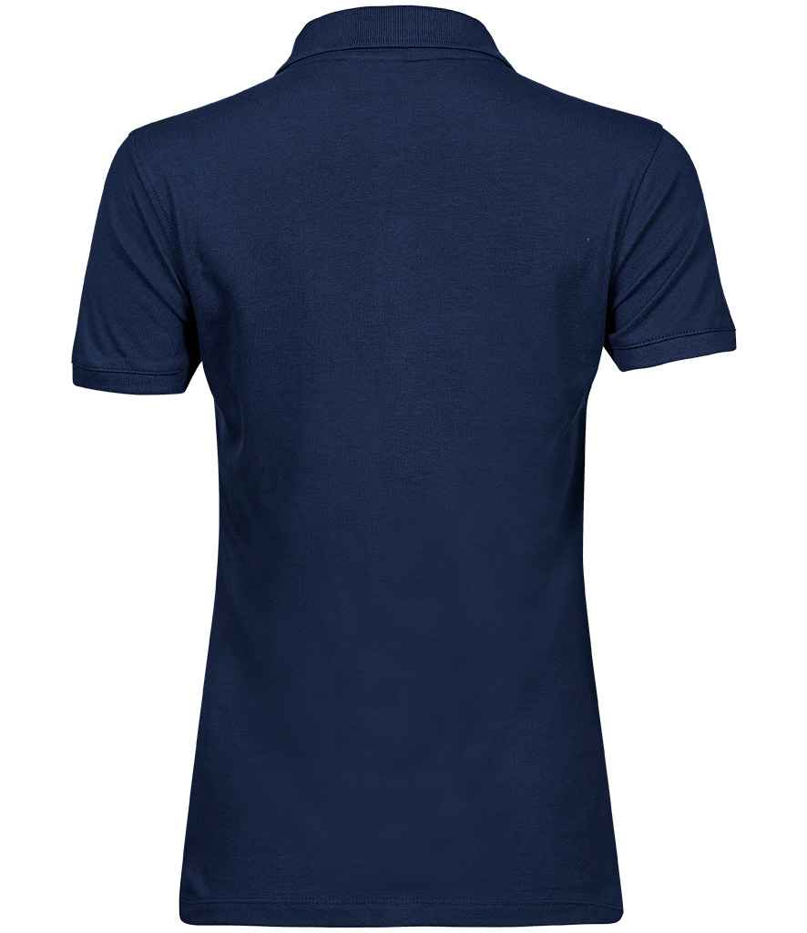 Tee Jays Ladies Heavy Cotton Piqué Polo Shirt | Navy - Lancashire Teamwear