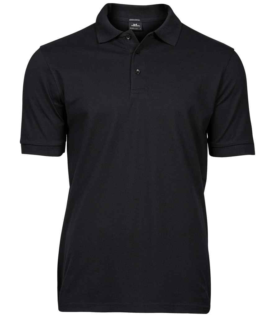 Tee Jays Luxury Stretch Piqué Polo Shirt | Black Black