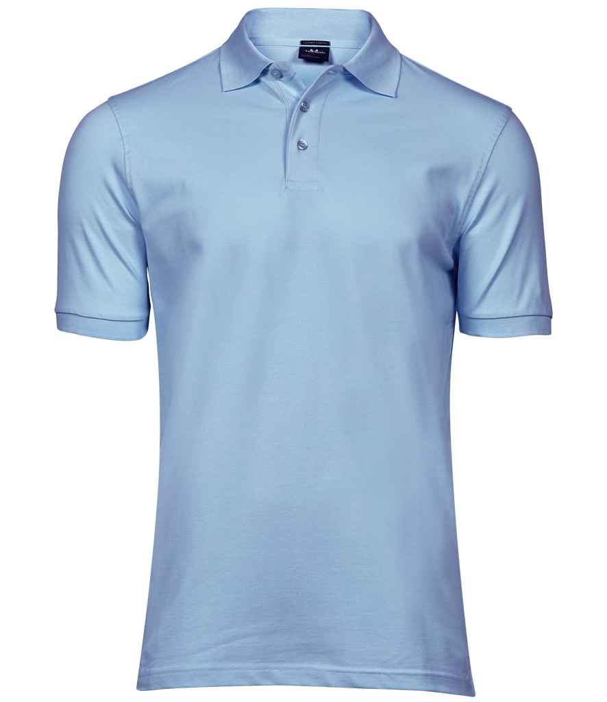 Tee Jays Luxury Stretch Piqué Polo Shirt | Light Blue Light Blue